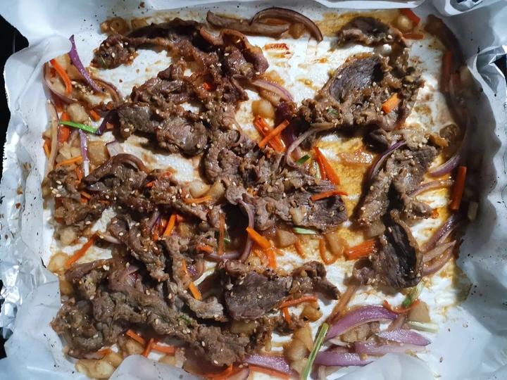 「正宗韩式烤肉」调味牛肉的腌制秘诀