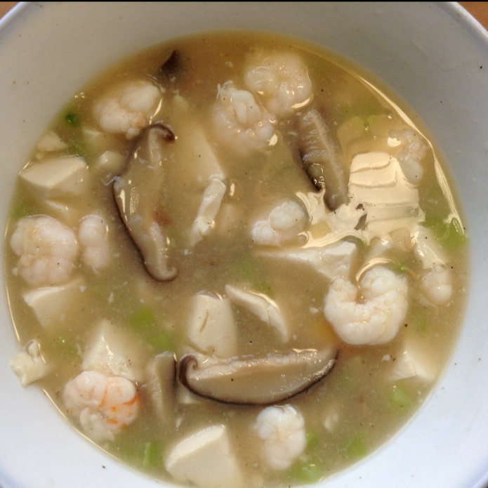 虾仁豆腐煲