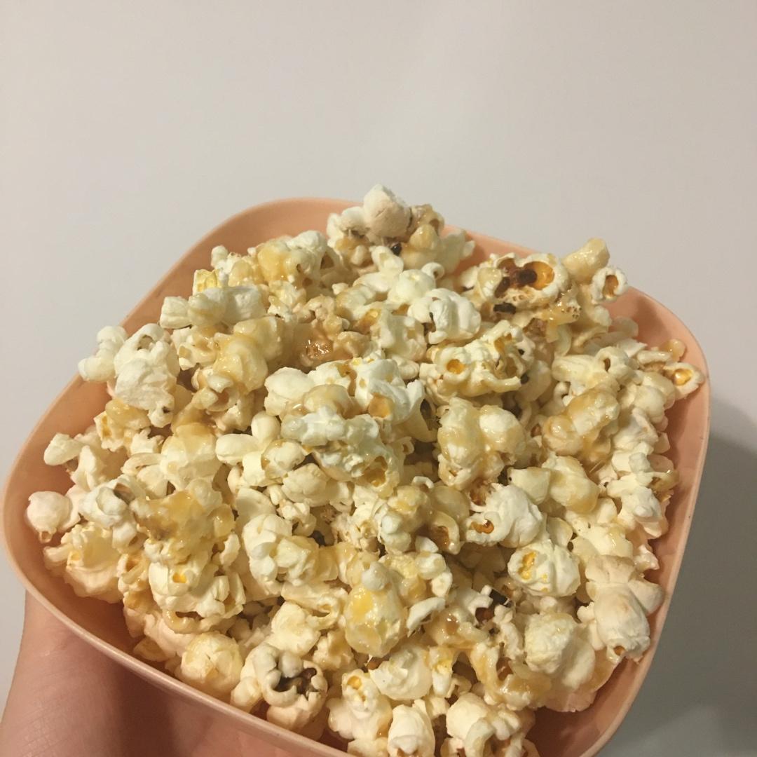 一招搞定小朋友的黄油焦糖爆米花，简单又好吃