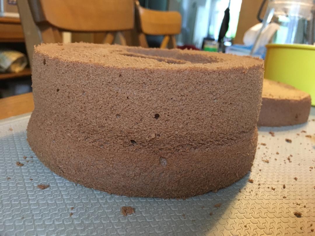 不消泡的巧克力戚风