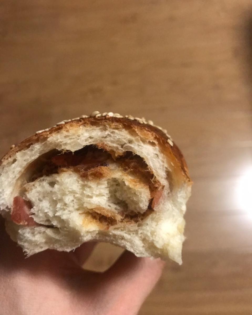 肉松沙拉酱面包（65度汤种）
