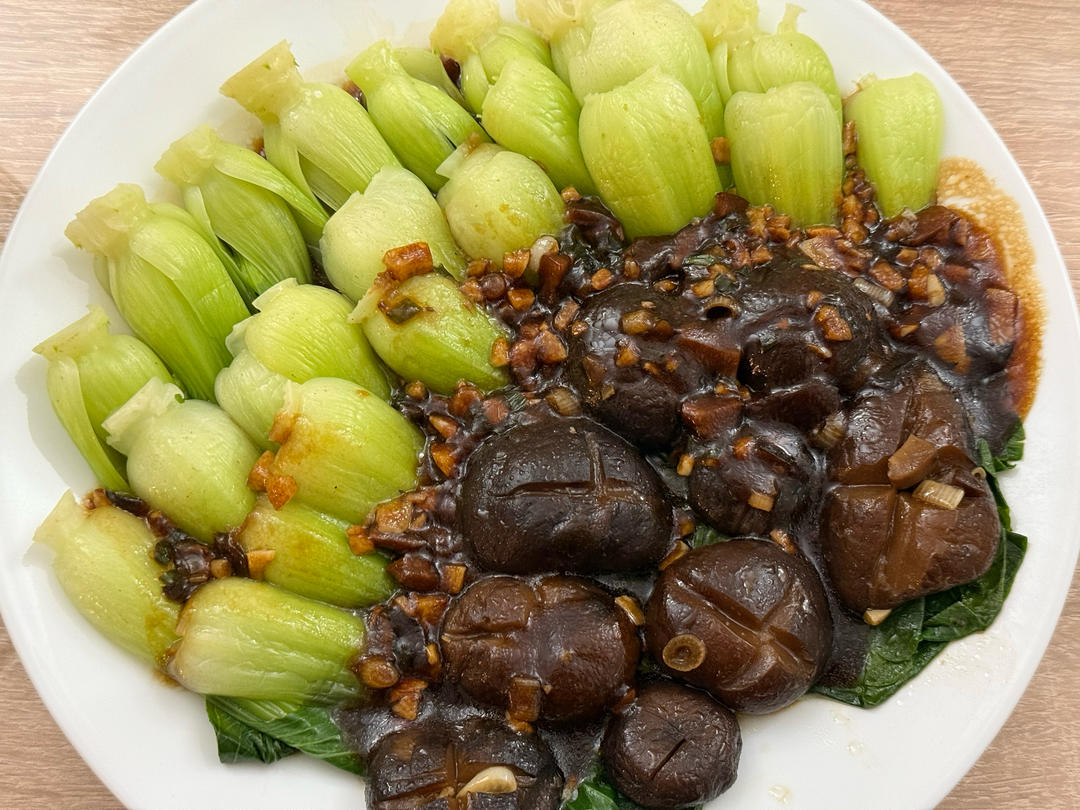 蚝油香菇小油菜
