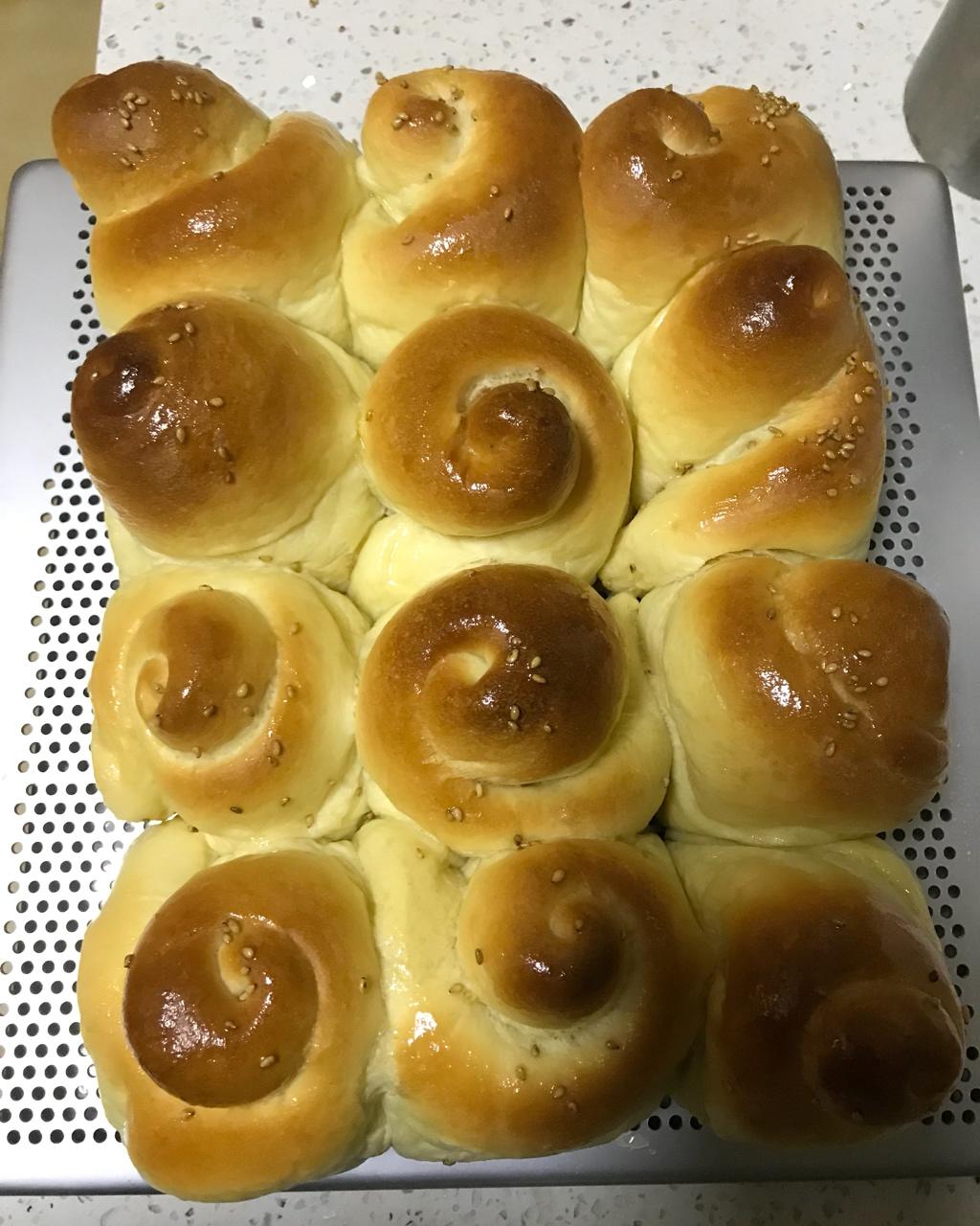 脆底蜂蜜小面包