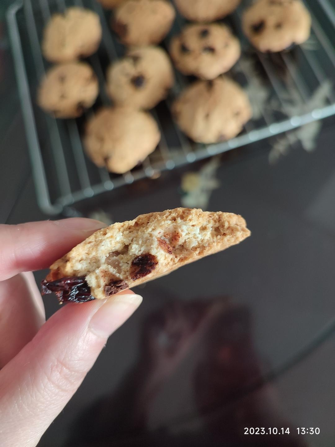 低脂高纤~椰蓉蔓越莓燕麦脆饼