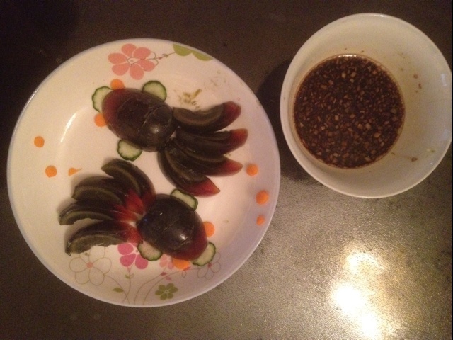 姜汁松花蛋