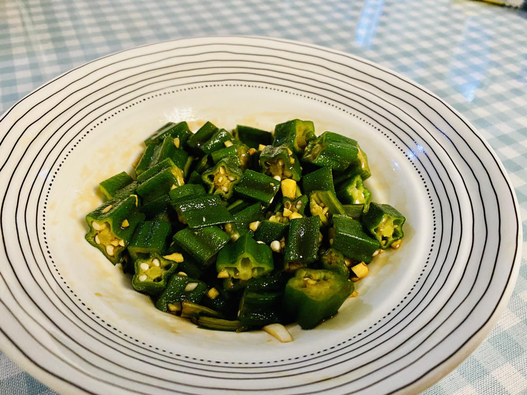 凉拌秋葵