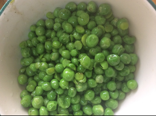 清炒豌豆米