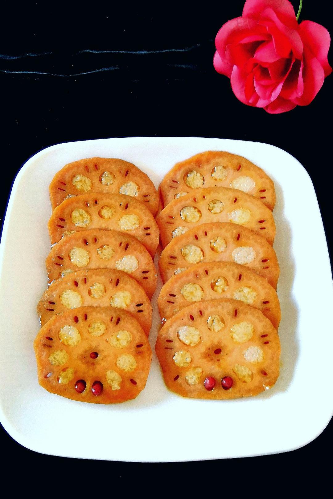 喜欢手工制作做的冰糖糯米藕