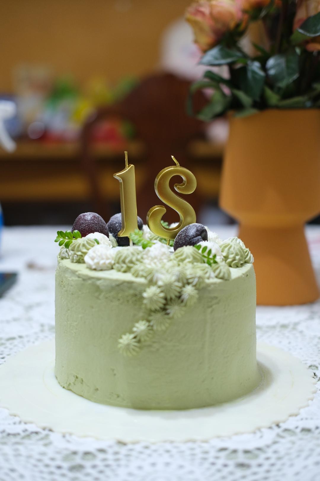 双色抹茶蛋糕 | 2021年走壹要做50个蛋糕之-①