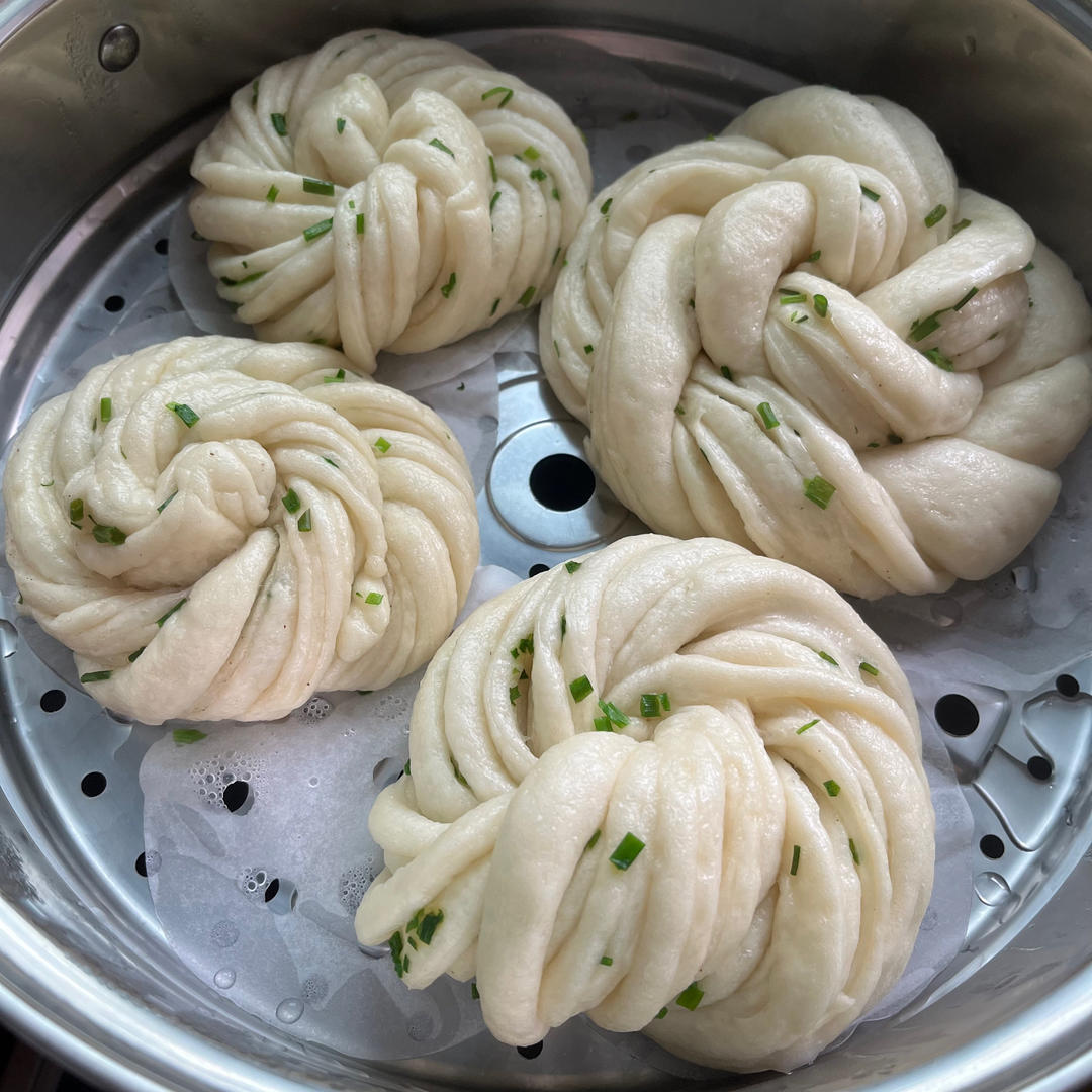 💯学会可摆摊㊙️葱花卷的另外两种造型做法