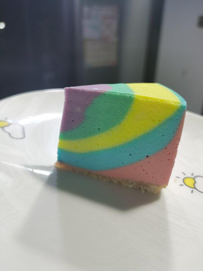 彩虹慕斯蛋糕