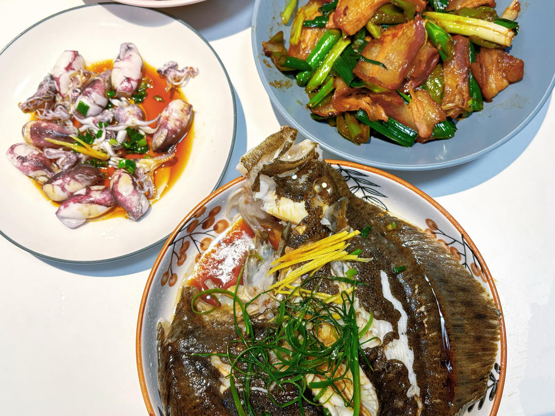 清蒸多宝鱼