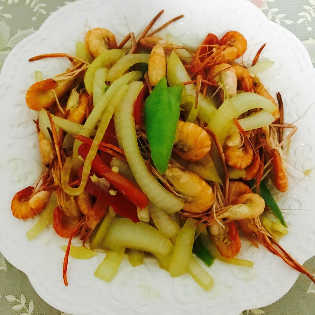 爆炒小河虾