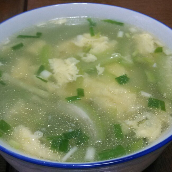 丝瓜蛋汤