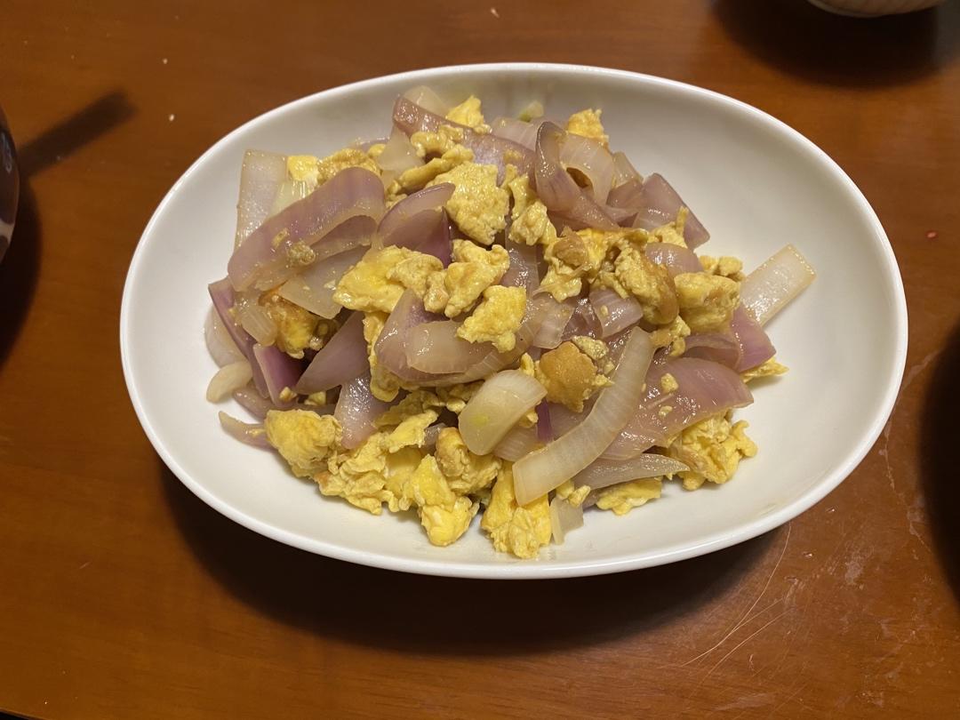 简单又好吃的洋葱炒鸡蛋