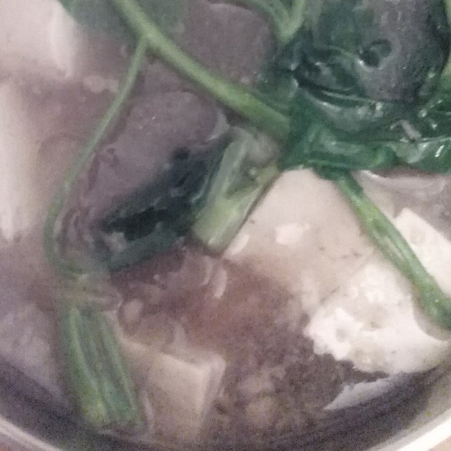 菠菜豆腐汤