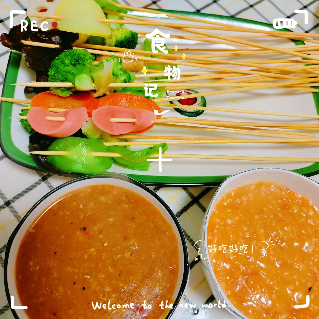 太原沾串串七种蘸料家庭做法