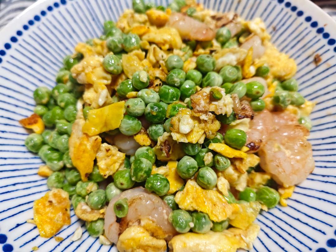 低脂豌豆虾仁滑蛋