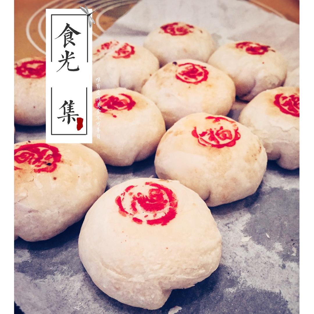 白酥皮云腿月饼