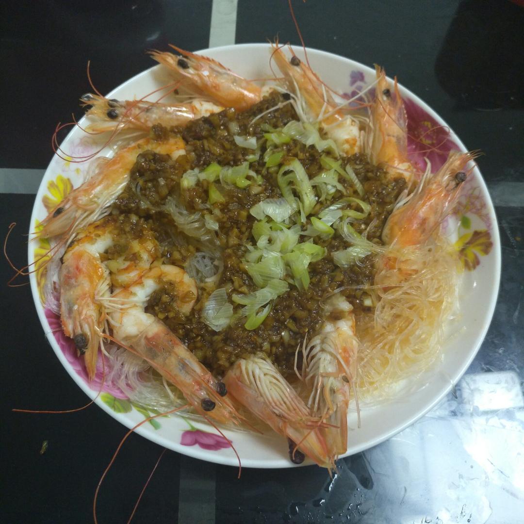 蒜蓉粉丝蒸虾