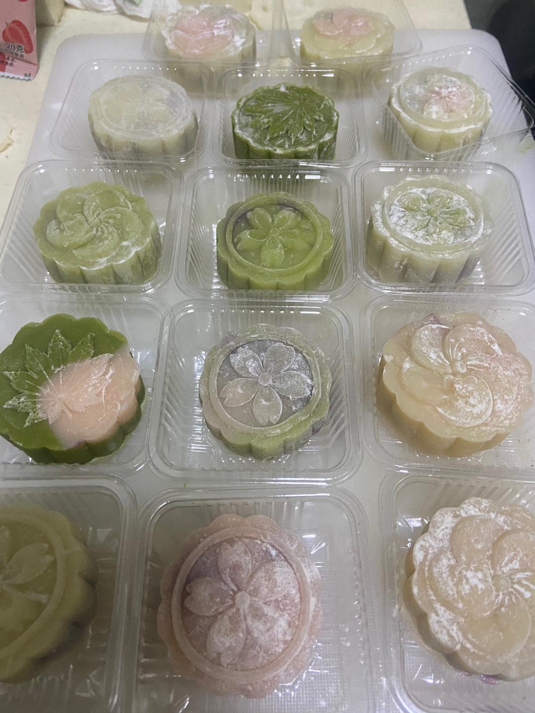 芋泥冰皮月饼的做法