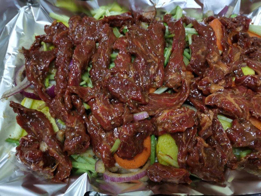 锡纸烤牛肉