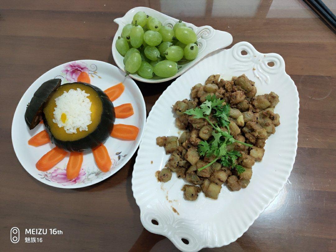贝贝南瓜蒸饭