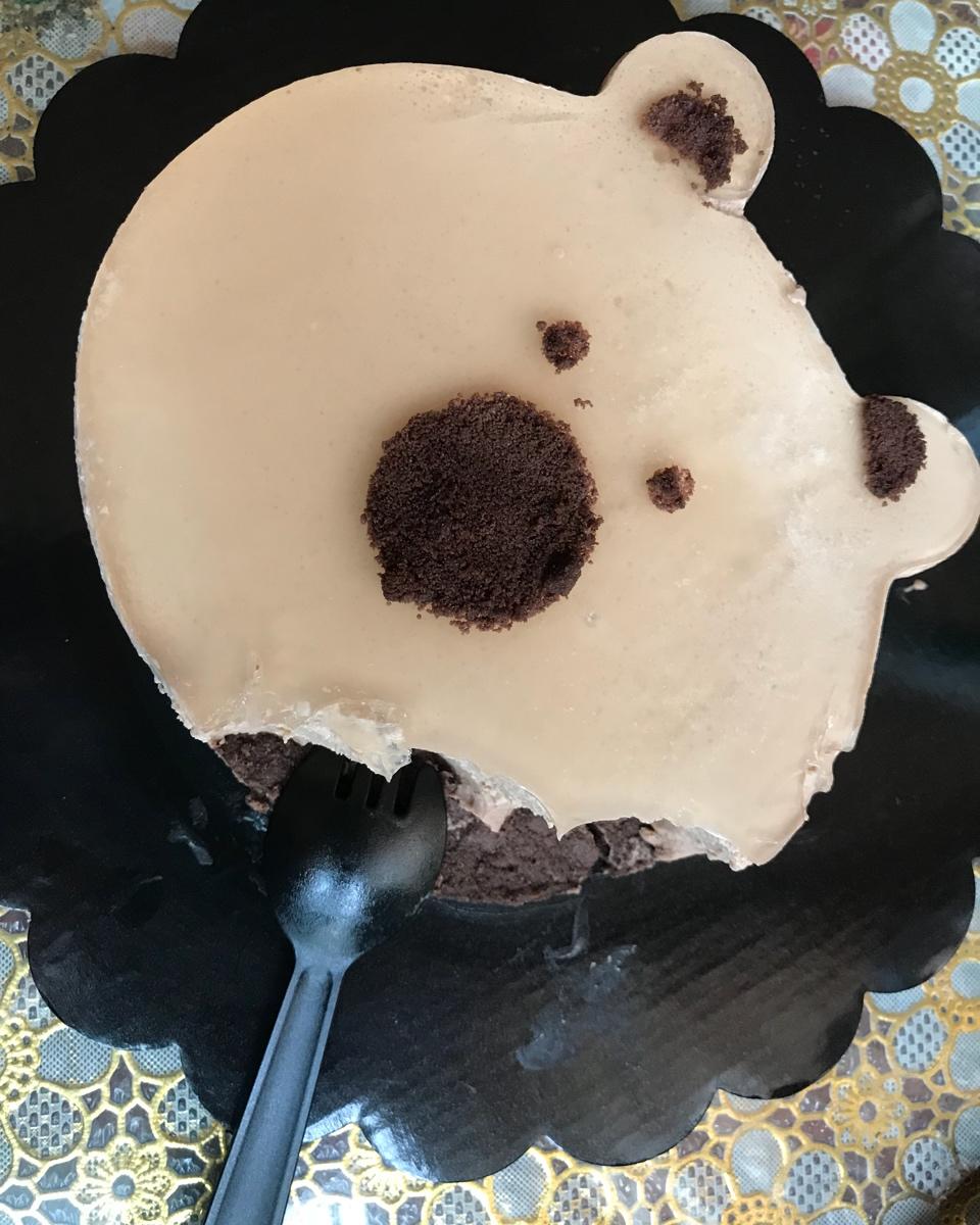 小猪佩奇火龙果慕斯蛋糕