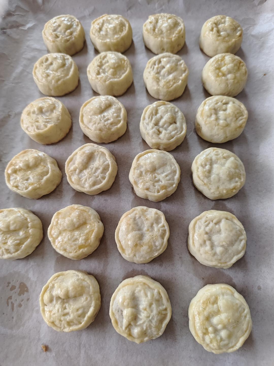 一口一个｜迷你酥皮月饼🥮低糖快手