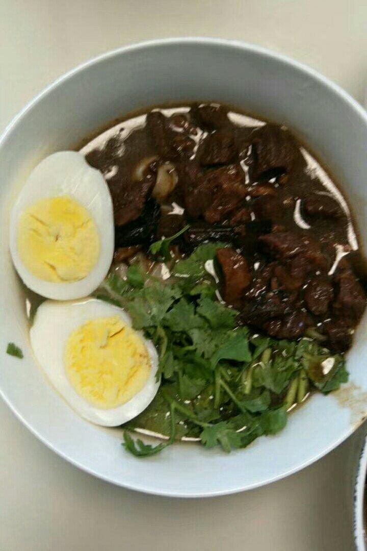 家常红烧牛肉面