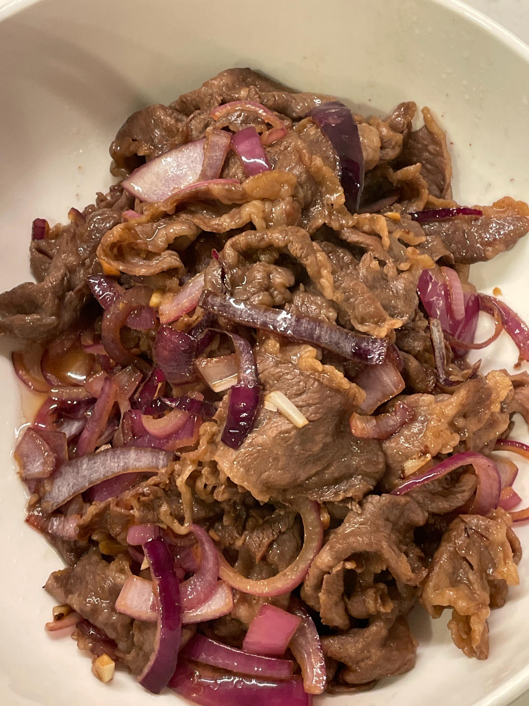洋葱炒牛肉片