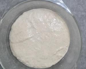风靡INS的免揉双色开心果双料天然酵母欧包sourdough bread的做法 步骤5
