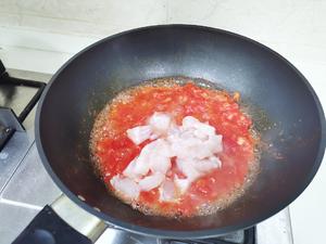 快手减脂餐—番茄龙利鱼魔芋面的做法 步骤4