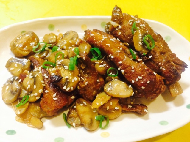口蘑小排骨