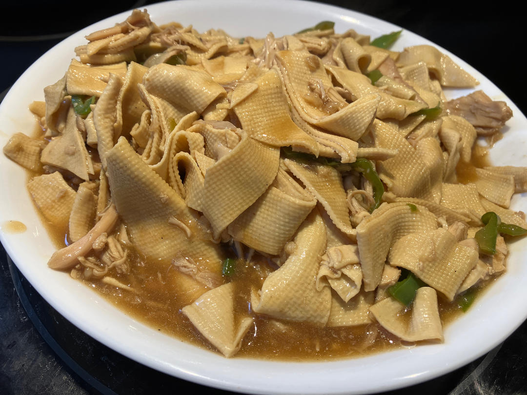东北尖椒干豆腐