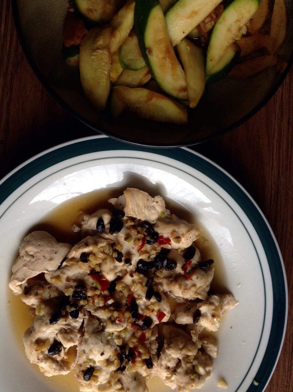 蒜蓉蒸鸡胸（鸡腿）