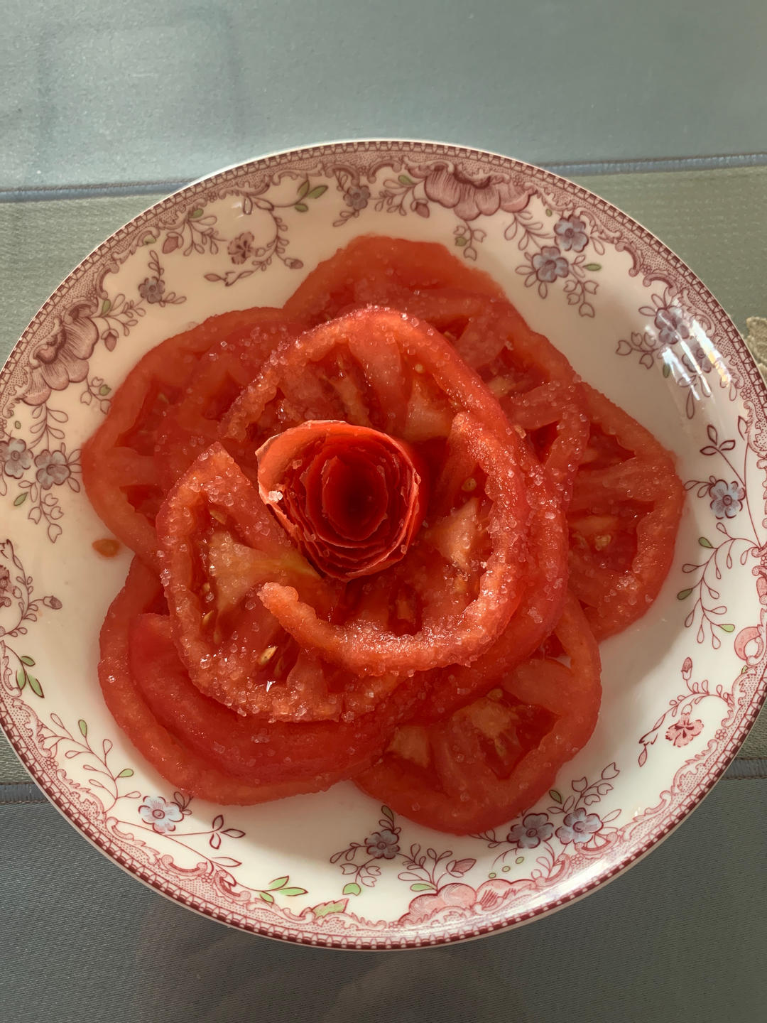 花开富贵-糖拌西红柿