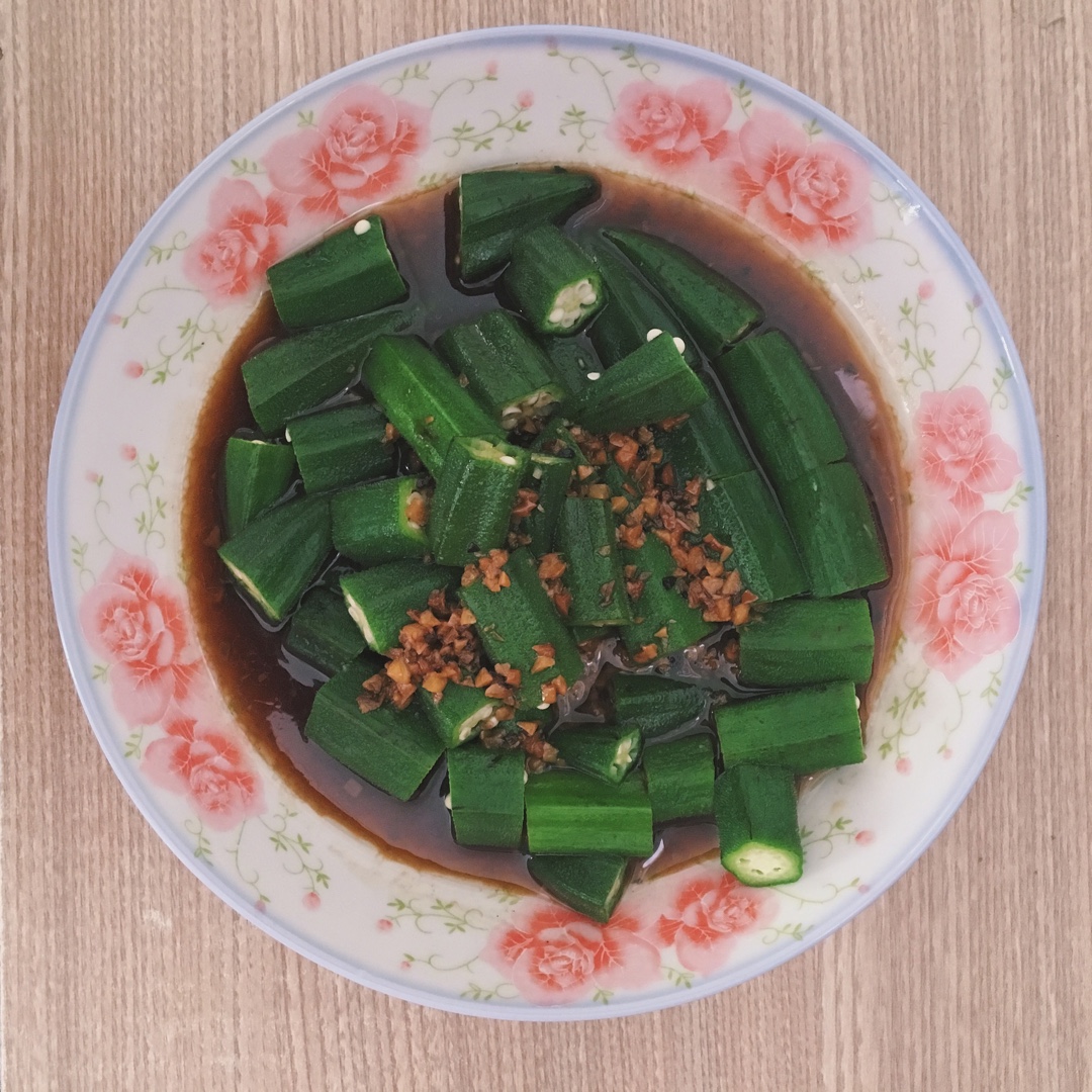 蒜蓉秋葵