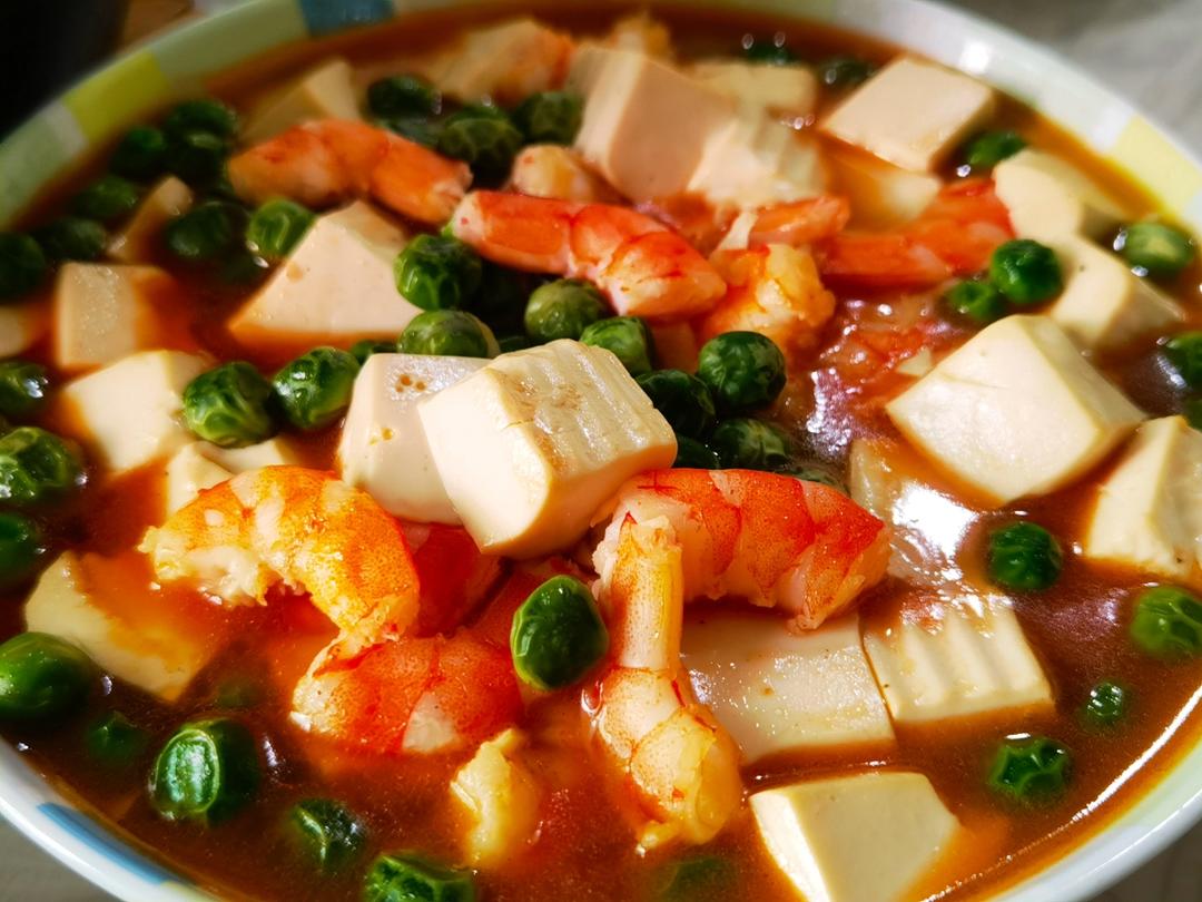 虾仁豆腐