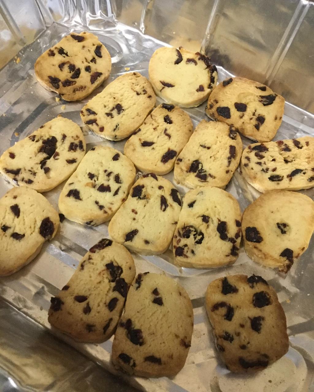 低糖少油版蔓越莓饼干