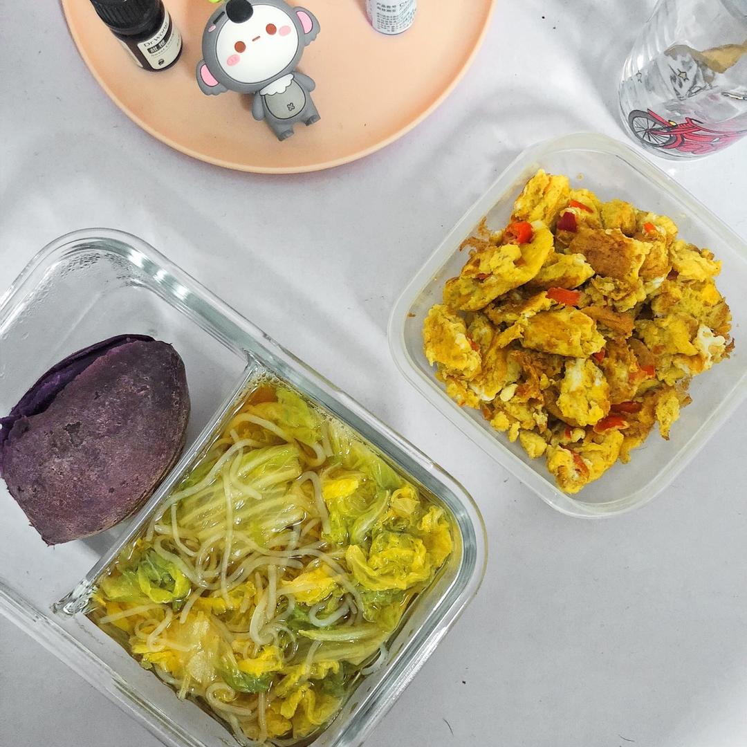 工作日午餐-减脂餐|无油版剁椒鸡蛋