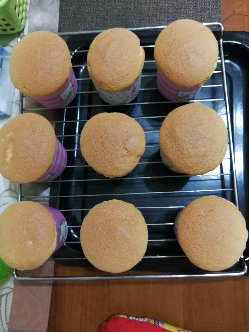 纸杯蛋糕 8寸戚风蛋糕的量