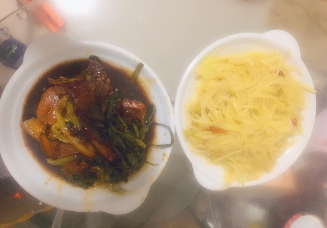 葱烤大排
