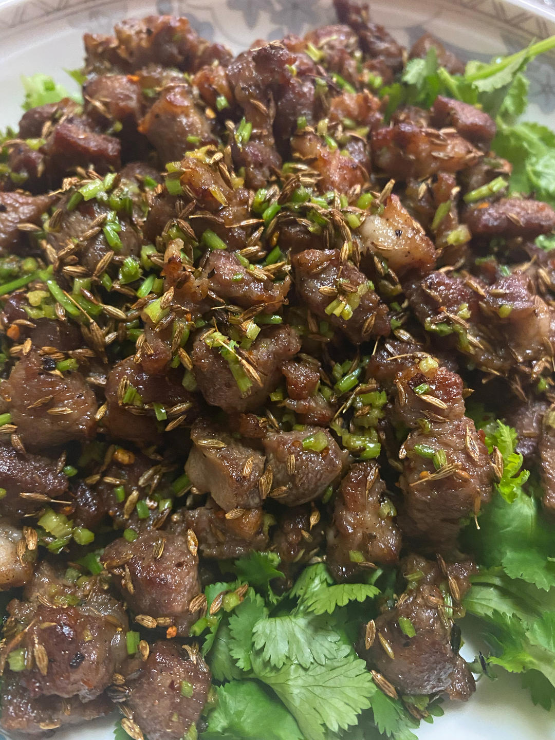 孜然羊肉粒（老饭骨版）