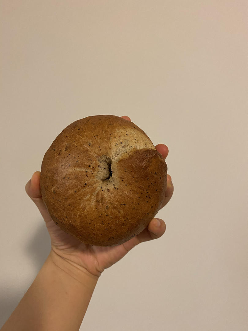 钻石纹红茶贝果