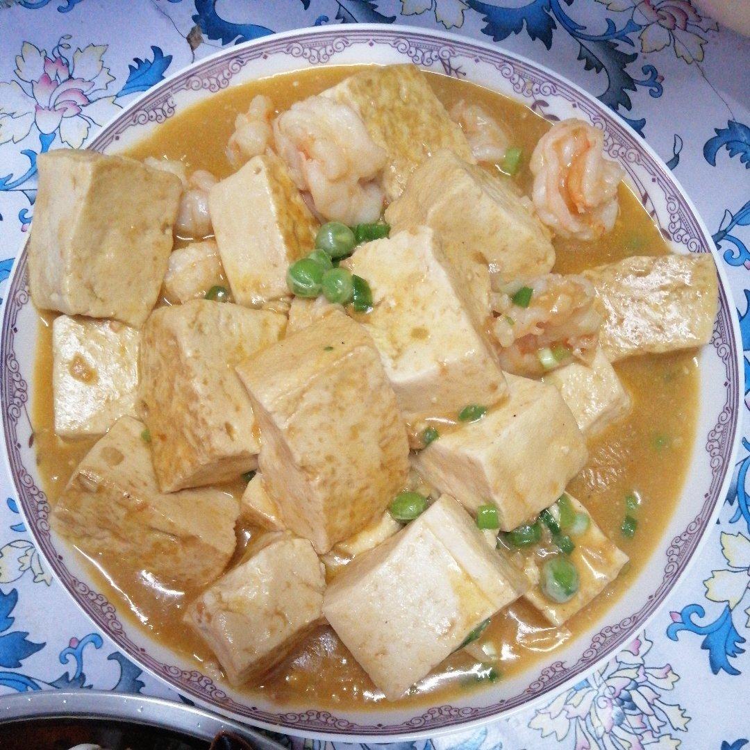 虾仁豆腐