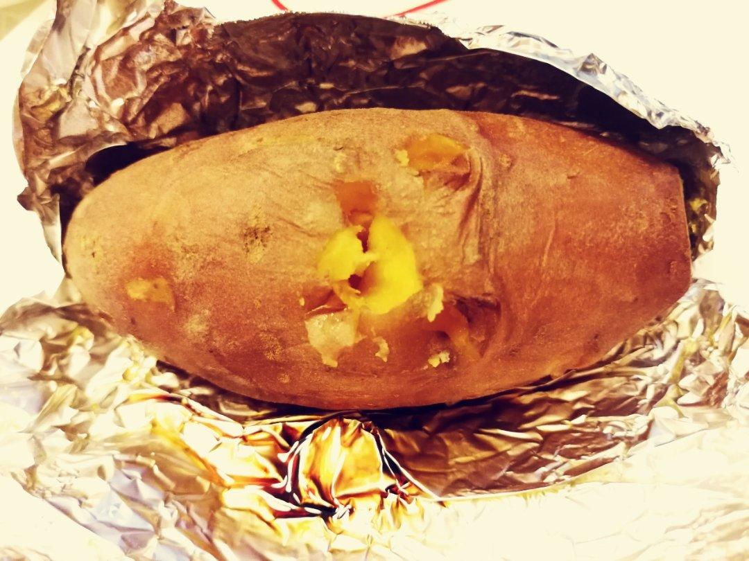 烤地瓜（烤箱初试）