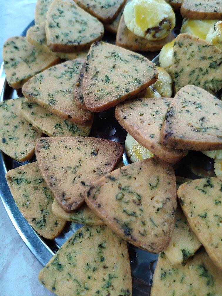香葱芝士饼干