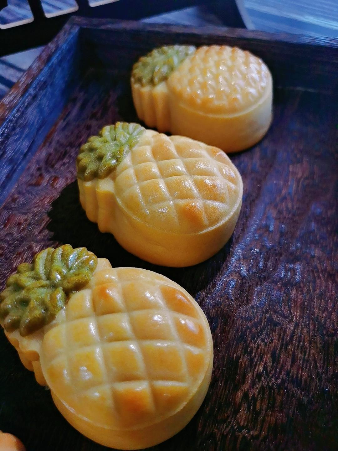 广式凤梨月饼（2020最火的款隔夜回油）