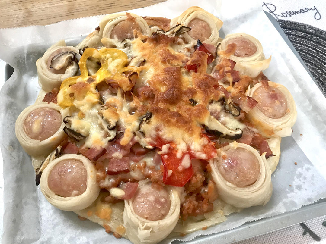 🔥无需和面❗️超好吃手抓饼披萨🍕